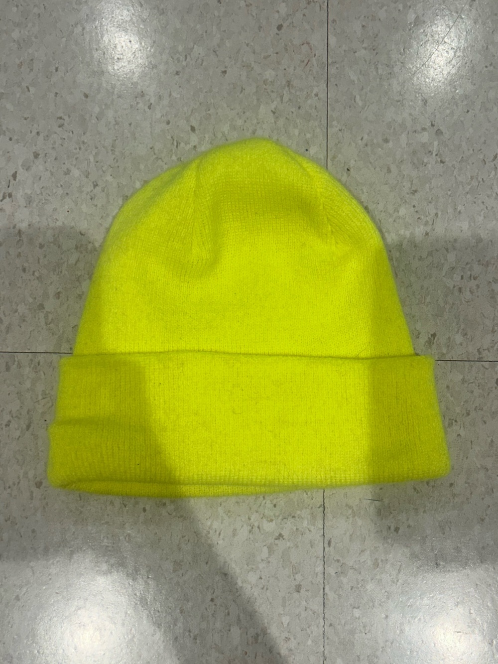 UO Neon Yellow Beanie